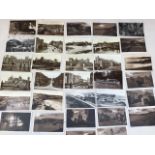 A collection of old black and white postcards. W:13cm x H:8cm