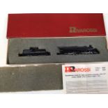 Rivarossi N scale engine and tender Baltimore and Ohio 7155. In original box.