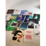 A collection of theatre programmes and posters including: The sound of music, A Little Night