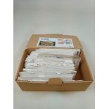 A large collection of Royal Mail first day covers.