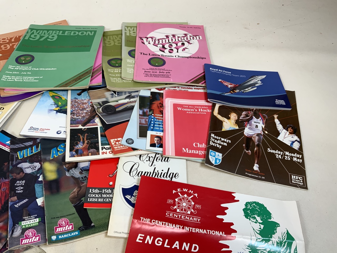 A collection of sporting programmes including Wimbledon, womenâ€™s hockey, Glasgow Commonwealth - Image 3 of 5