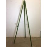 A Jaques archery stand or outdoor easel. H:195cm