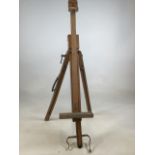 An artist easel made by Mabef Italy.