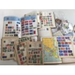 A large collection of stamps Great Britain and Europe.
