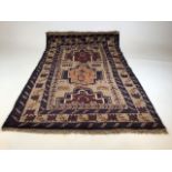 A old Baluchi rug. W:83cm x H:138cm