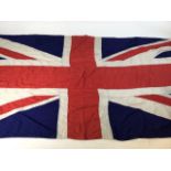 A large Union Jack flag. Nation flag of the United Kingdom. W:270cm x H:122cm