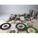 A mixed collection of ceramics including Arthur Wood, Old English Johnson Bros, Royal Stuart and