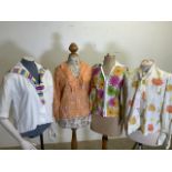 Ladies blouses 1960/70s including Hardy Amies