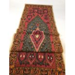 A Kashmiri Hand Stitch Wool ChainW:63cm x H:243cm