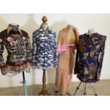 A collection of 1960/70s blouses and dress