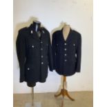 A vintage Devon & Cornwall Constabulary uniform jacket - tailored by Grantham. Size 34. Together