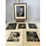 A collection of photographic portraits by Herbert Watts. Exhibited at the Bristol salon of