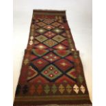 A Maimana Kilim Runner W:59cm x H:191cm