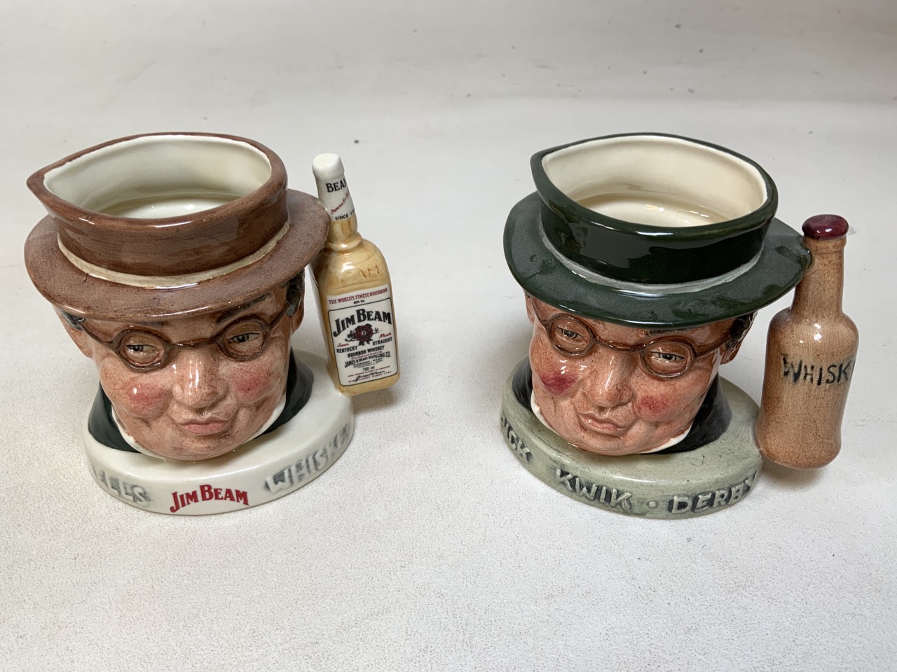 A collection of Royal Doulton character jugs. Tallest height 15cm - Image 6 of 7