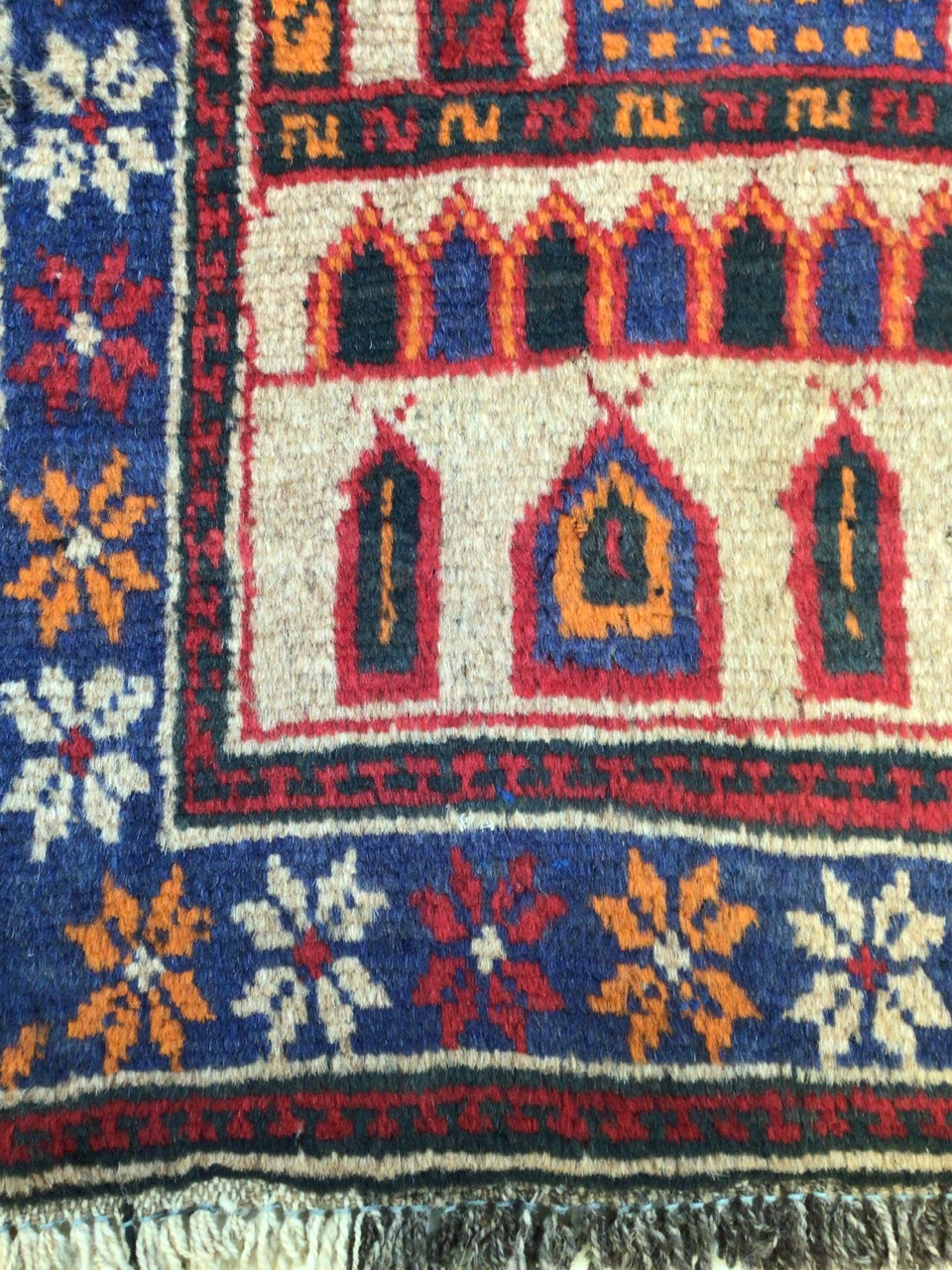 An Old Baluchi Rug W:80cm x H:138cm - Image 3 of 3