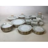 A Royal Doulton Westfield dinner service and coffee set for six. Includes, dinner plates,