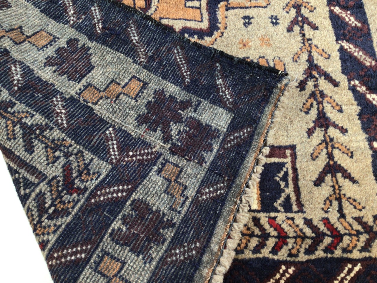 An old Baluchi rug. W:83cm x H:138cm - Image 2 of 3