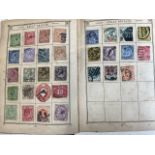 A collection of stamps.