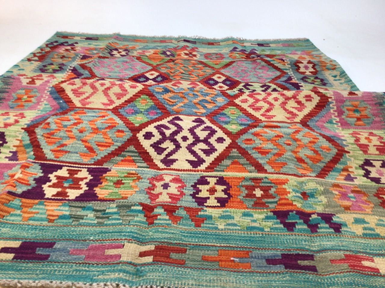 A. Chobi Kilim W:123cm x H:186cm - Image 2 of 3