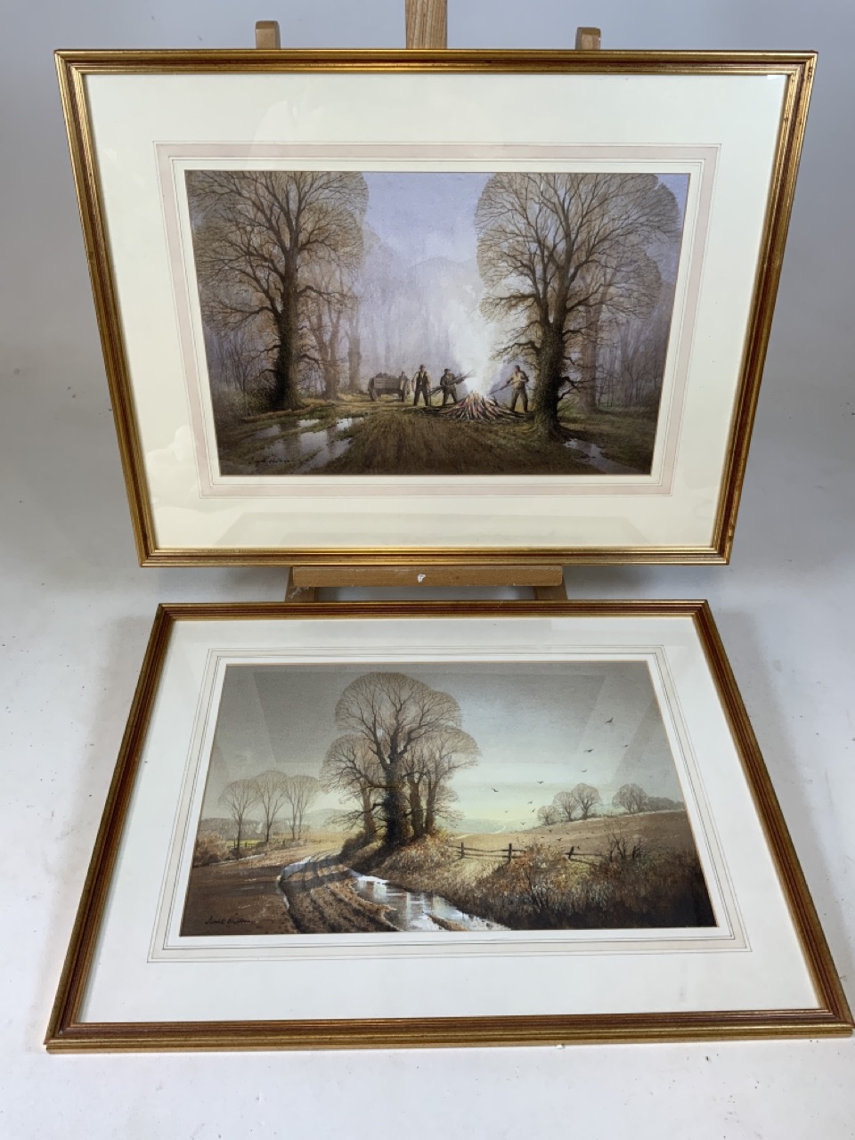 Derek G Philips two watercolours of country subjects signed lower left in pen in modern quality - Image 3 of 7