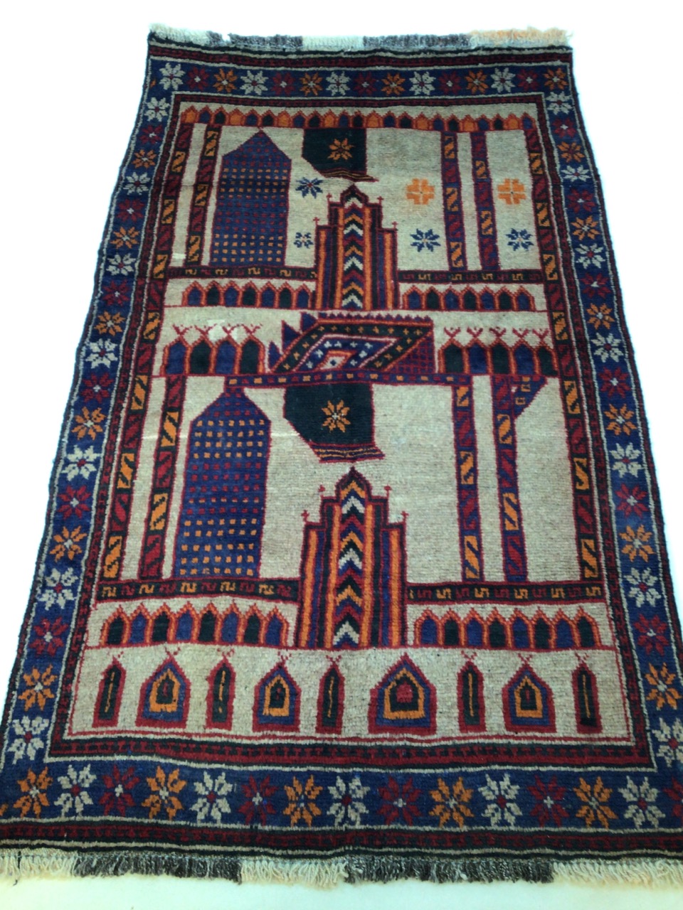 An Old Baluchi Rug W:80cm x H:138cm