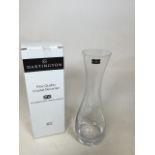 A Darlington fine quality Crystal decanter - boxed as new W:11cm x H:31cm