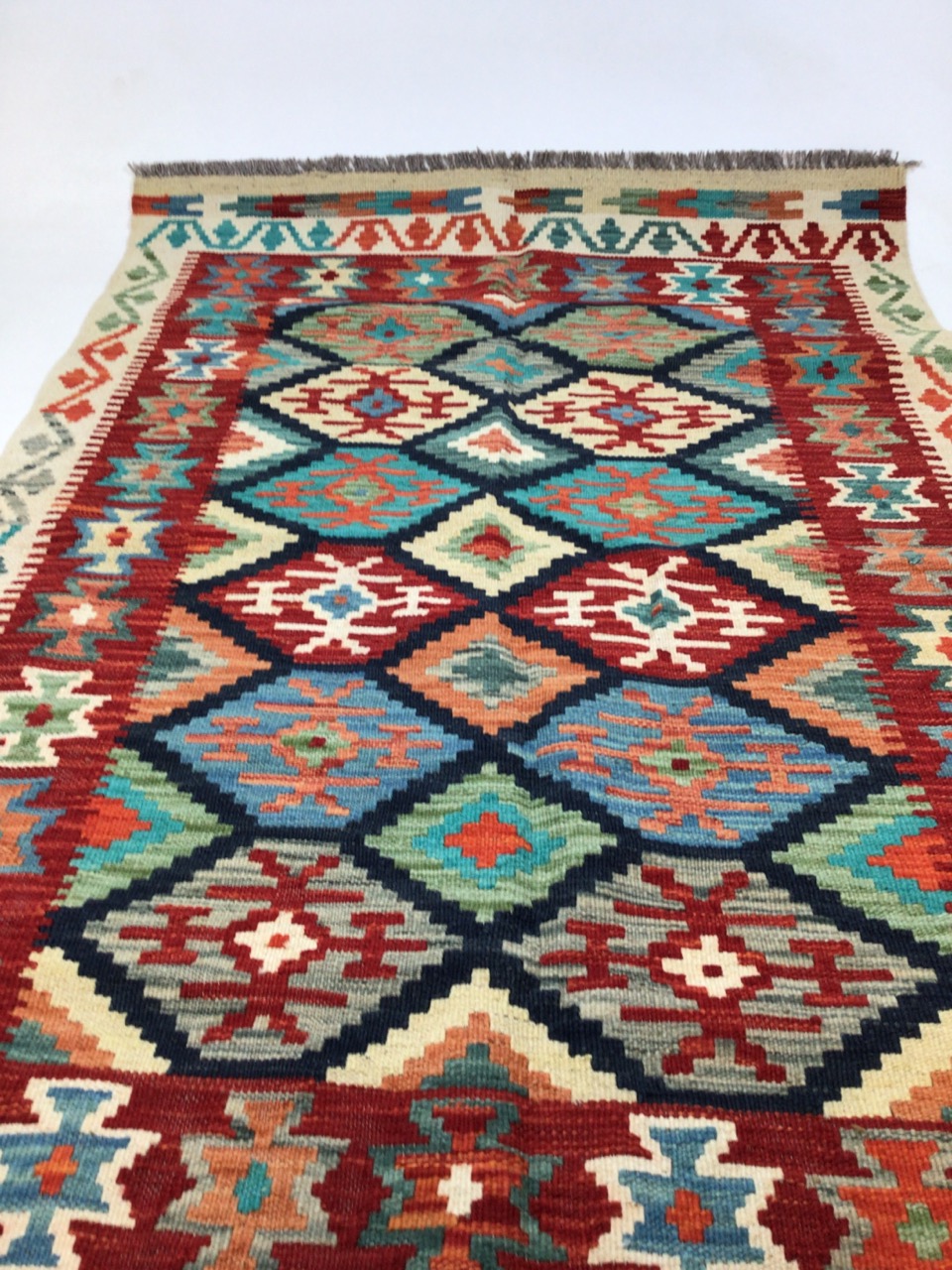 A Chobi Kilim W:103cm x H:155cm - Image 3 of 4