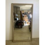 A large modern frame mirror. W:90cm x H:170cm