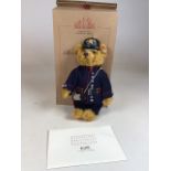Steiff teddy bear - Berlin Fireman 1900 - limited edition 494/1000 with box and certificate