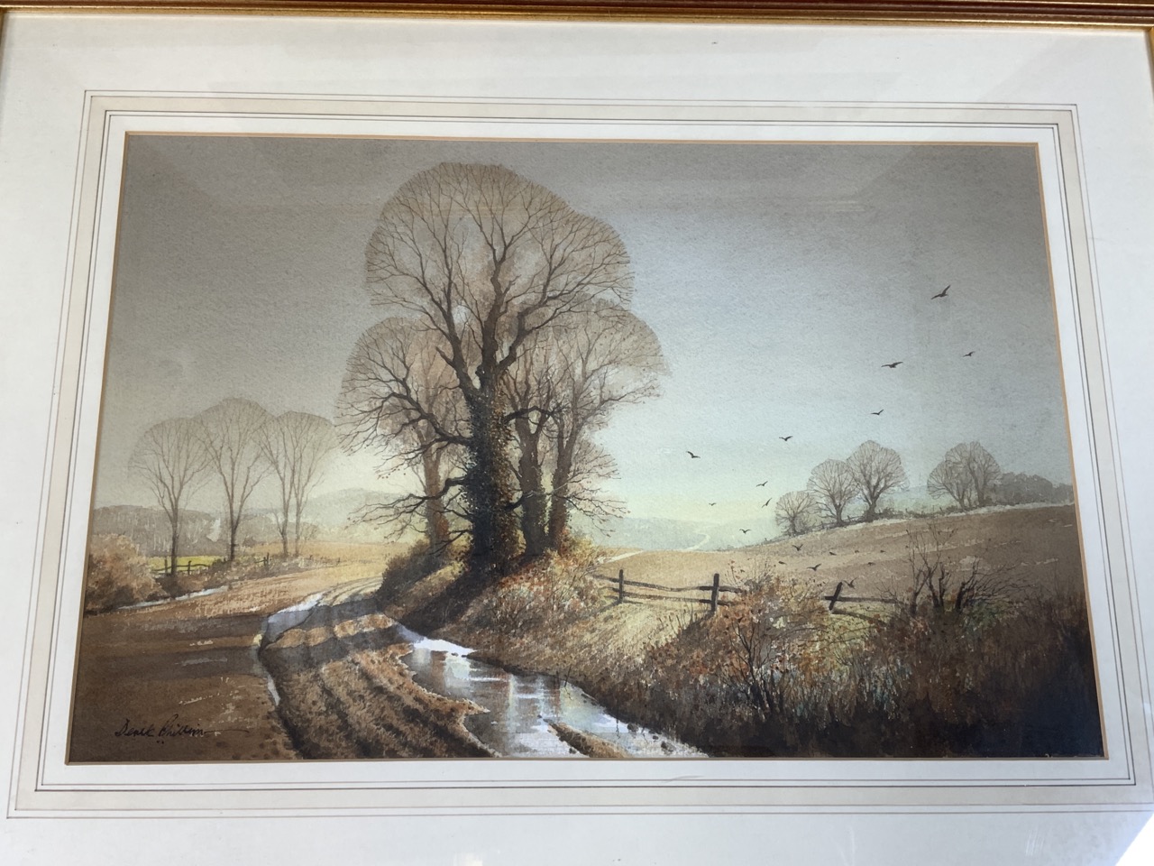 Derek G Philips two watercolours of country subjects signed lower left in pen in modern quality - Image 4 of 7