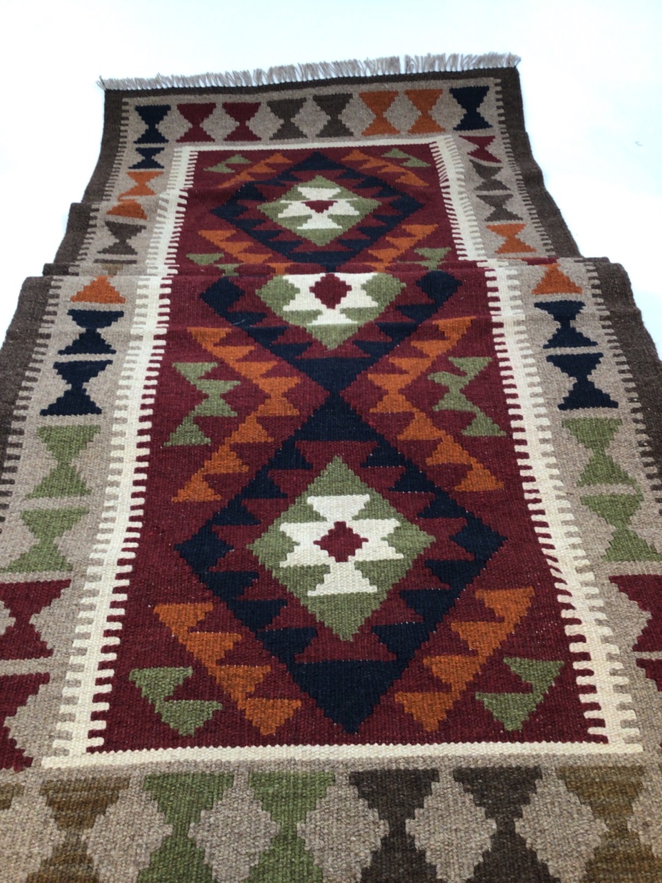 A Maimana Kilim Runner W:83cm x H:289cm