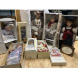 A quantity of collectors dolls including The House of Valentina, The Leonardo collection, The