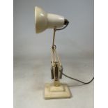 A HERBERT TERRY square base anglepoise lamp.