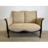 An early Victorian two seater sofaW:125cm x D:67cm x H:98cm