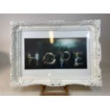 A good quality modern painted baroque style frame. W:94cm x H:68cm