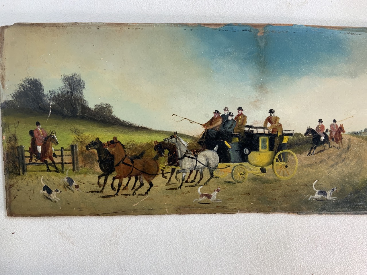 Philip Henry Rideout (1860-1920) Victorian coaching scenes. Signed lower right and dated 1899. - Image 6 of 6