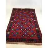 A new Baluchi woollen rugW:81cm x H:130cm