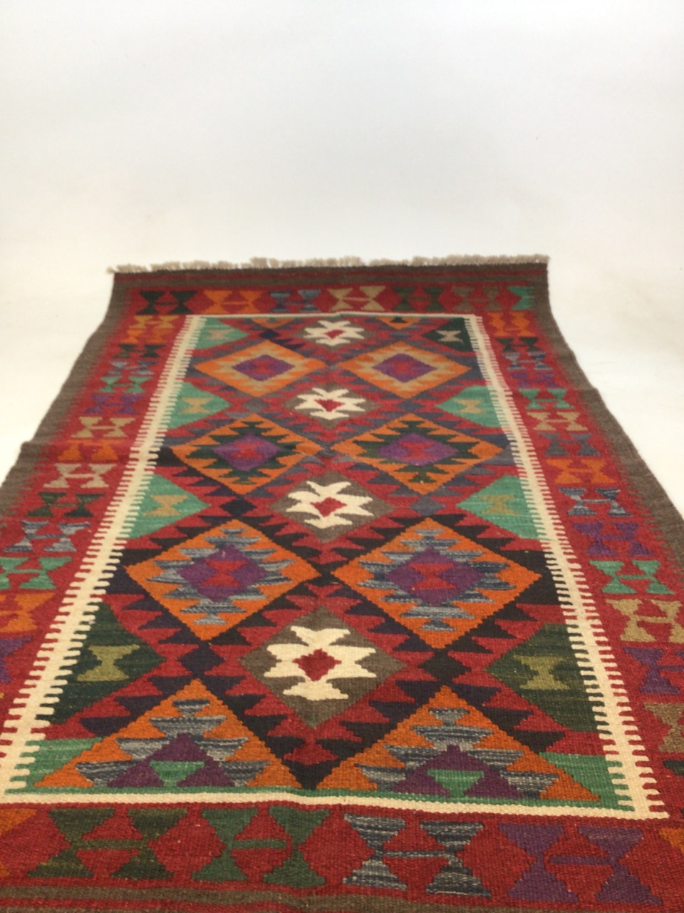 A Maimana Kilim W:102cm x H:152cm - Image 2 of 5