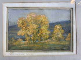 Marcus Adams (British 20th century) oil pastel on paper Entitled Dec 1st late tints. W:13cm x H: