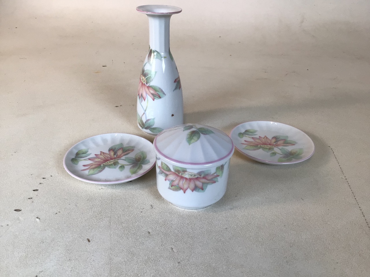 A Foley China Ming Rose Coffee service together with other collectibles including Crown Derby, - Image 8 of 8