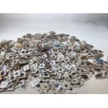 A large quantity of capsulated mainly British coins, some silver.