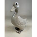 A limited edition pottery duck GA 7 OF 100. H:34cm