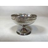 A silver Bob Bon dish with hallmark to side. Birmingham 1907 Deakin & Francis. Weight approx 217gm