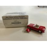 A boxed Corvette from the Zora Arkus Duntov collection. Number 1955.