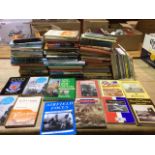 A large quantity of books on the history, wildlife, walks and geography of Devon. See photographs