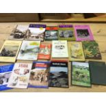 A collection of books about Somerset and Cornwall, including history, walks and geography. See