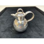 Guernsey silver. A silver creamer and cover. Island of Guernsey with B.R inset. (Bruce Russell) sold