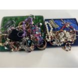 A Large quantity of costume jewellery.