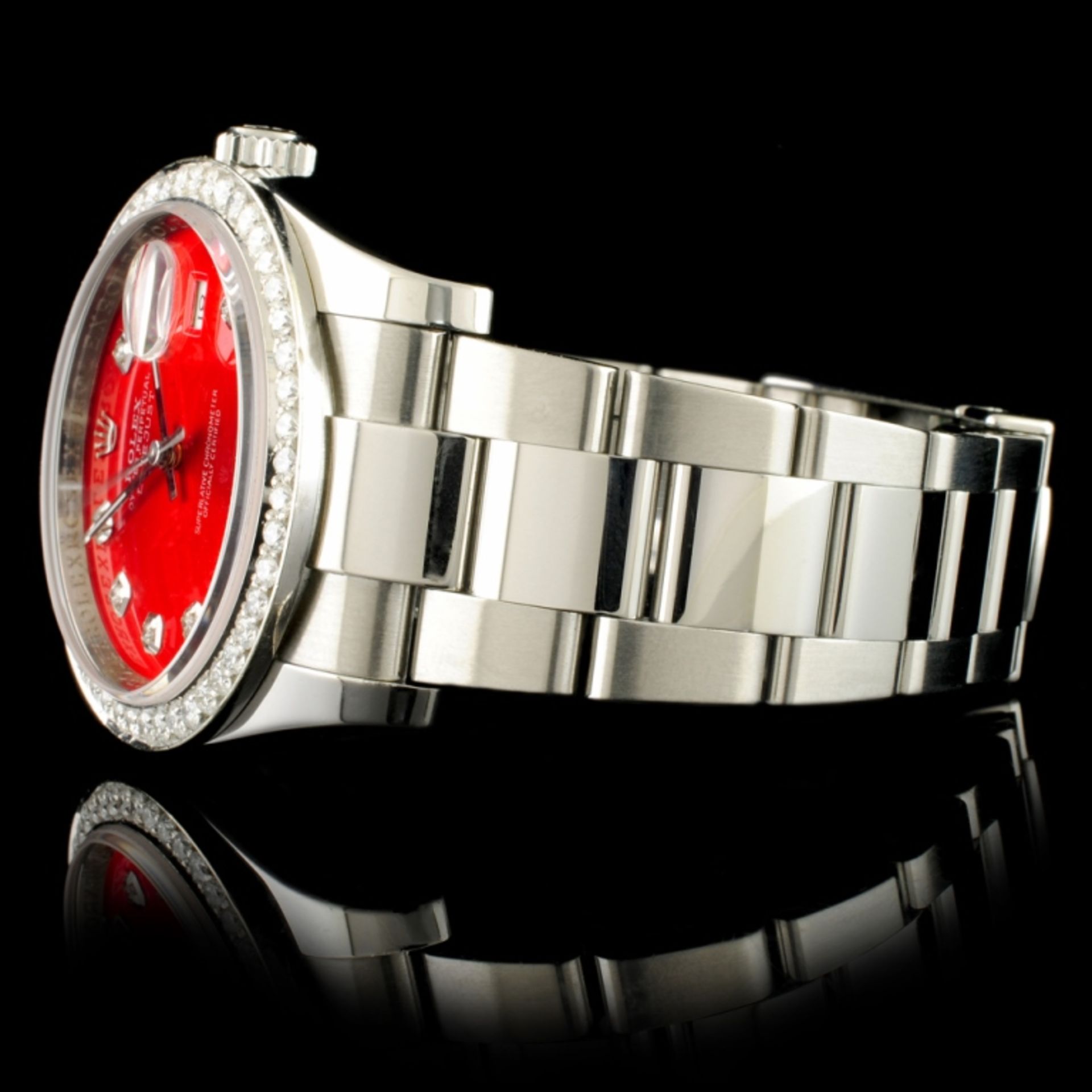 Rolex DateJust 116200 SS 1.35ct Diamond 36MM Watch - Image 4 of 6
