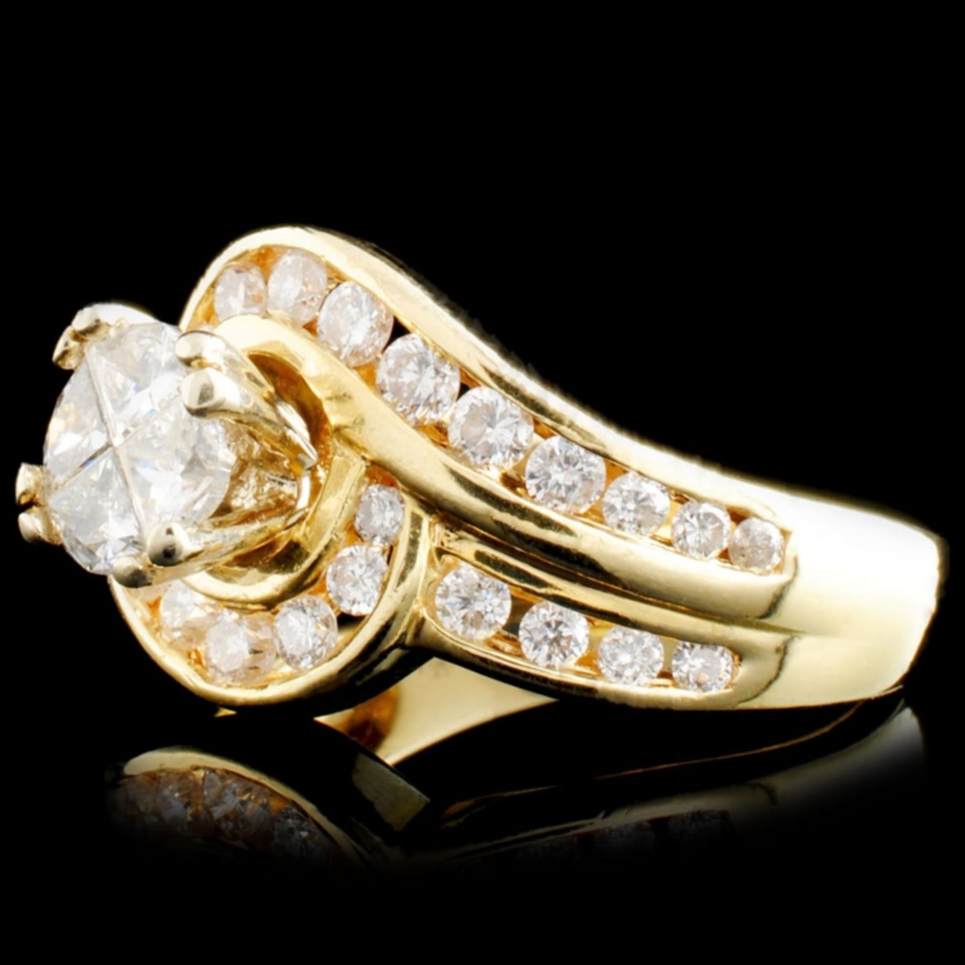 14K Gold 1.10ctw Diamond Ring - Image 2 of 5